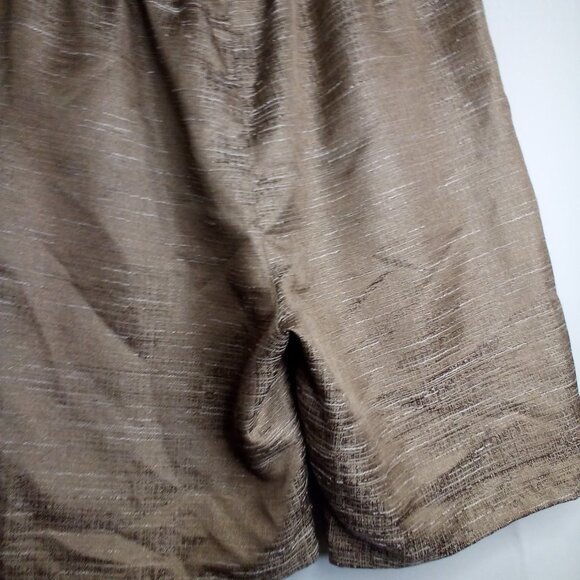 Boohoo Man Shorts Men 2XL Drawstring Elastic Pockets Textured Gold - Picture 15 of 16